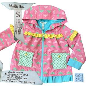 Matilda Jane 29109T Oct 2019 Looks Like Raincoat Jacket Kids Sz 4